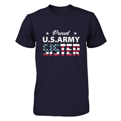 Proud Us Army Sister-T-Shirt & Hoodie-Premium T-Shirt-Midnight Navy