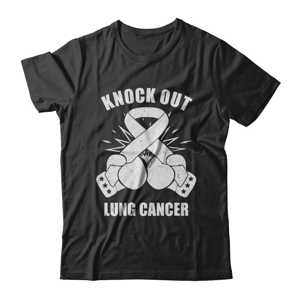 Boxing knock out Lung Cancer Awareness Support