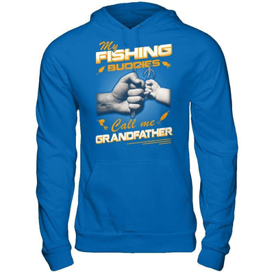 My Fishing Buddies Call Me Grandfather-T-Shirt & Hoodie-Pullover Hoodie-Royal