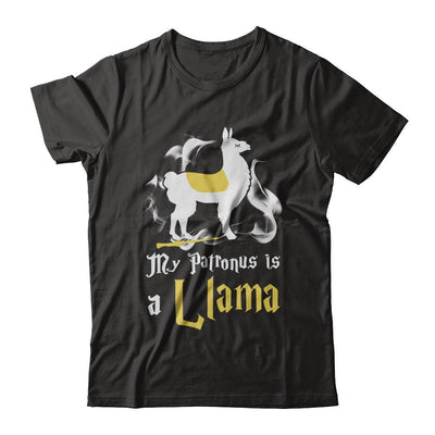 My Patronus Is A Llama-T-Shirt & Hoodie-Premium T-Shirt-Black