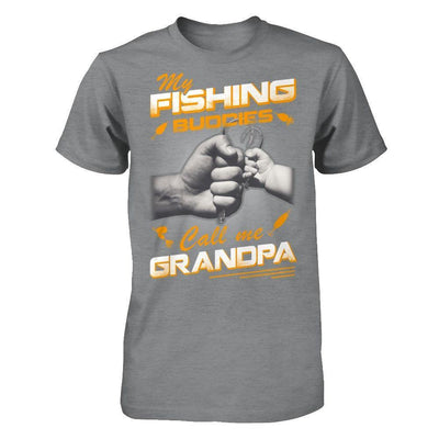 My Fishing Buddies Call Me Grandpa-T-Shirt & Hoodie-Classic T-Shirt-Sport Grey