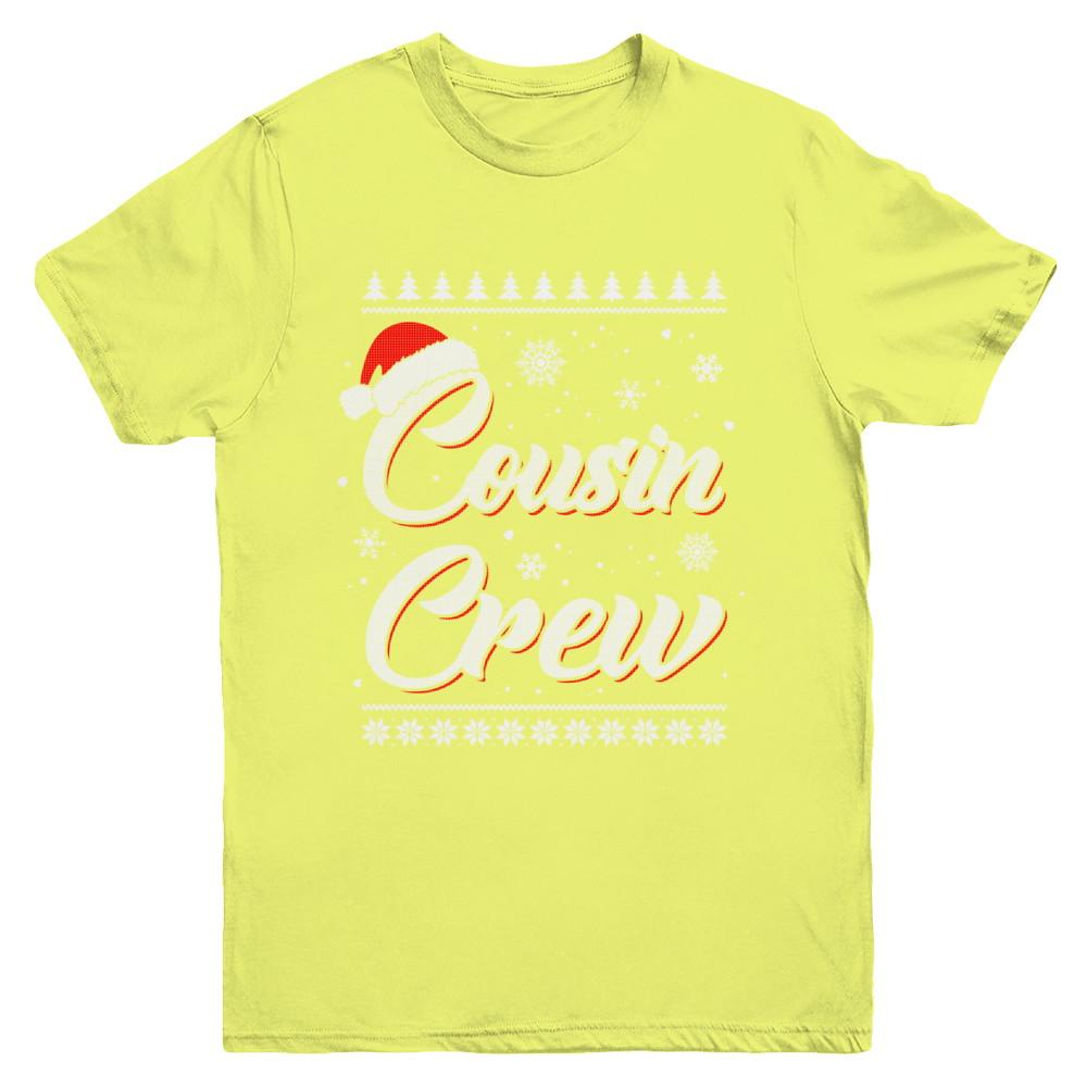 Matching Family Christmas Cousin Crew Ugly Sweater Youth-Youth Shirt-Youth T-Shirt-Daisy