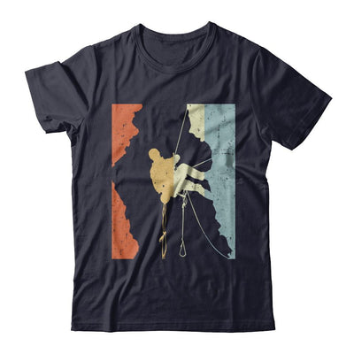 Vintage Rock Climbing Climb-T-Shirt & Hoodie-Premium T-Shirt-Midnight Navy