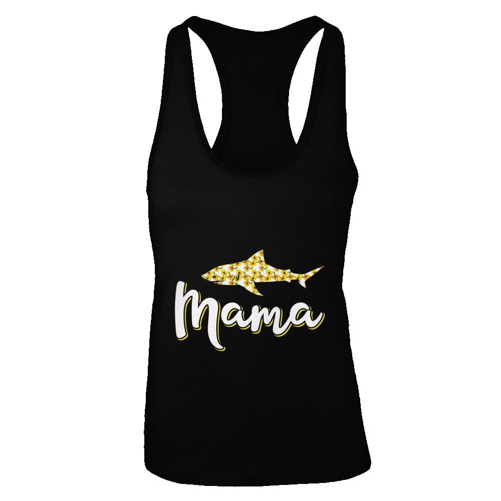 Sunflower Mama Shark Flowers Mothers Day Gift