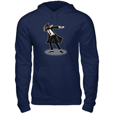 Funny Dabbing Senior College High School Graduation 2018-T-Shirt & Hoodie-Pullover Hoodie-Navy
