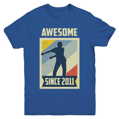 Vintage Floss 10th 2011 Birthday Gift for 10 Years Old Youth-Youth Shirt-Youth T-Shirt-Royal