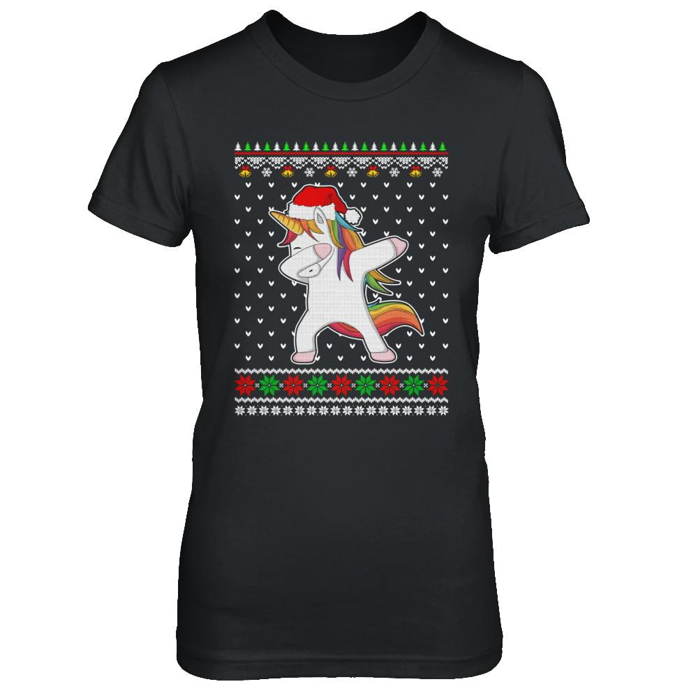 Dabbing Tangled Lights Ugly Christmas Sweater Girls