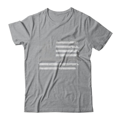 Gray Ribbon Diabetes Awareness US Flag-T-Shirt & Hoodie-Classic T-Shirt-Sport Grey