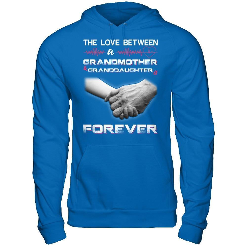 The Love Between A Grandmother And Granddaughter Is Forever-T-Shirt & Hoodie-Pullover Hoodie-Royal