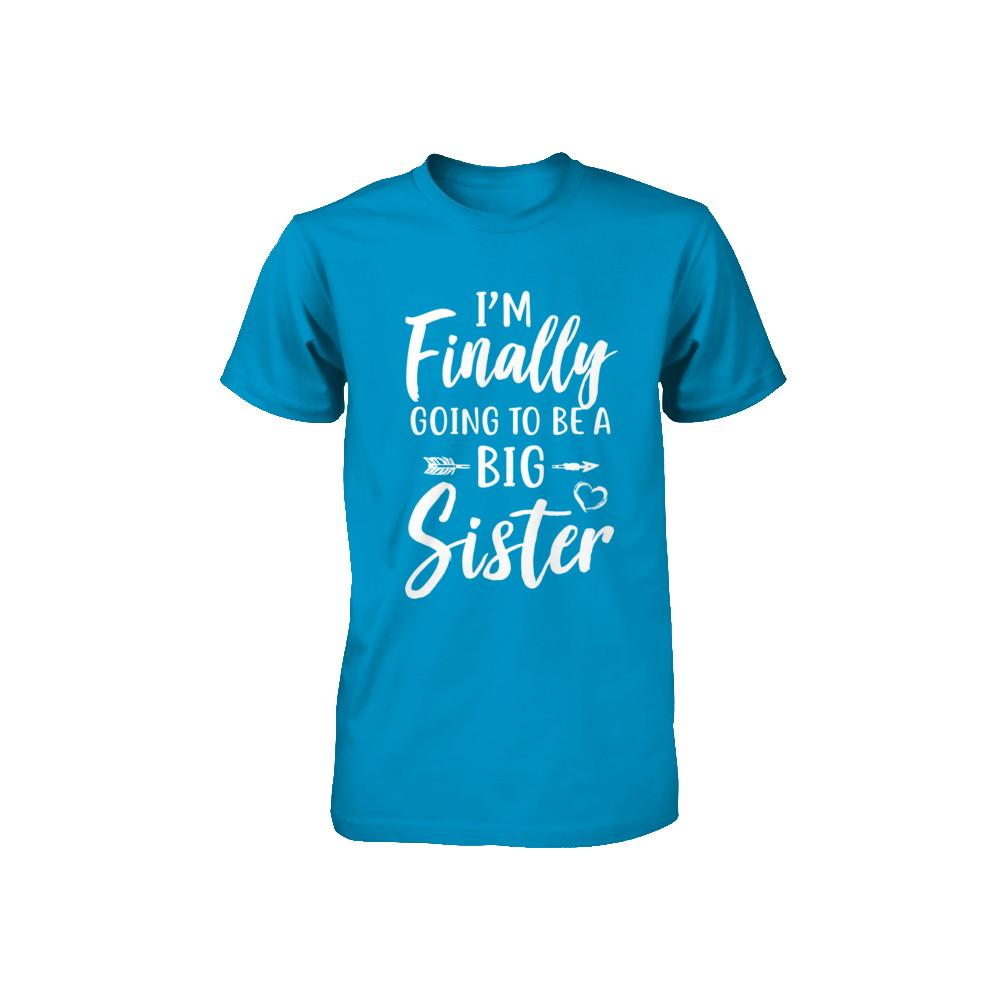 Cute I Am Finally Going To Be A Big Sister Youth-Youth Shirt-