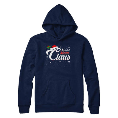 Matching Family Christmas Mom Claus-T-Shirt & Sweatshirt-Pullover Hoodie-Navy