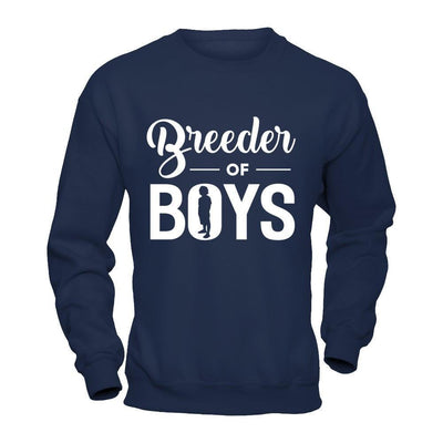 Breeder Of Boys-T-Shirt & Hoodie-Crewneck Sweatshirt-Navy