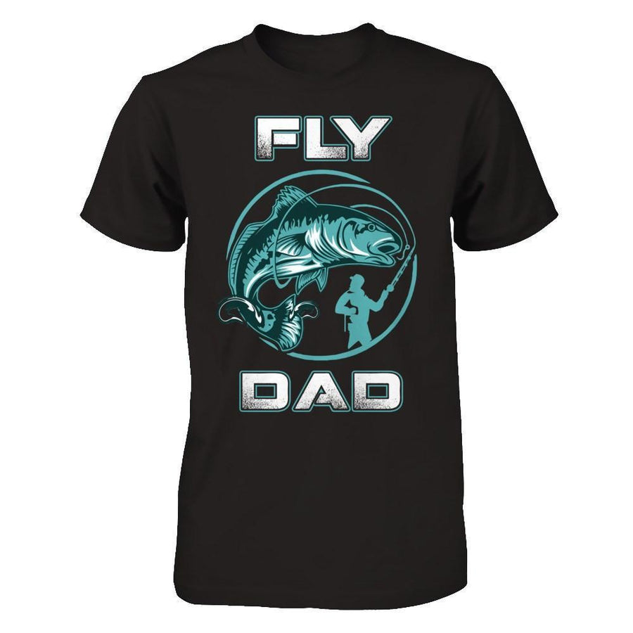 Fly Fishing Dad-T-Shirt & Hoodie-Classic T-Shirt-Black