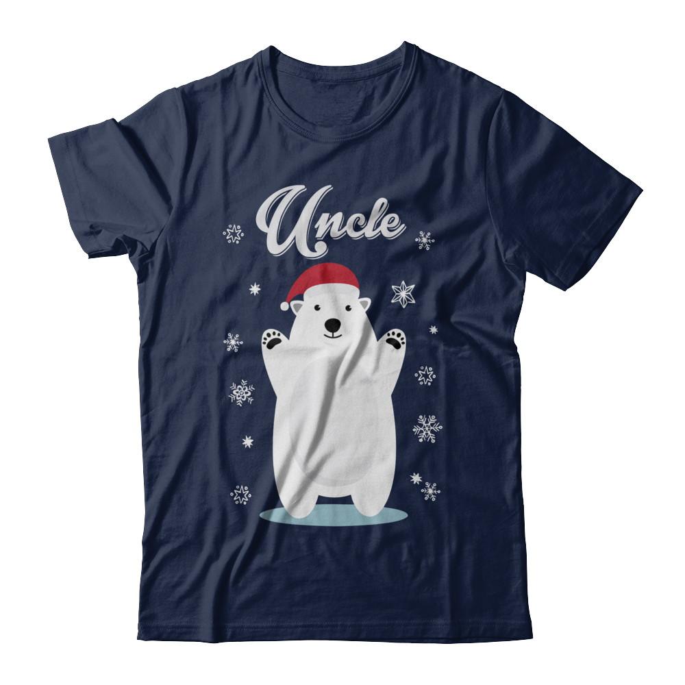 Uncle Bear Christmas Santa Pajamas-T-Shirt & Sweatshirt-Classic T-Shirt-Navy