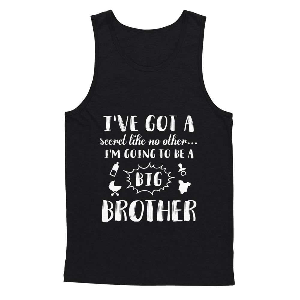 Secret Like No Other I'm Going To Be A Big Brother-T-Shirt & Hoodie-Unisex Tank-Black