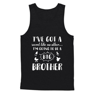 Secret Like No Other I'm Going To Be A Big Brother-T-Shirt & Hoodie-Unisex Tank-Black