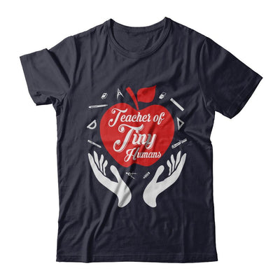 Kindergarten Preschool Teacher Tiny Humans-T-Shirt & Hoodie-Premium T-Shirt-Midnight Navy