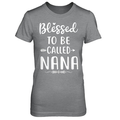 Funny Grandma Blessed To Be Called Nana-T-Shirt & Hoodie-Women's T-Shirt-Sport Grey