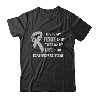 This Is My Fight Brain Cancer Diabetes Awareness-T-Shirt & Hoodie-Classic T-Shirt-Black