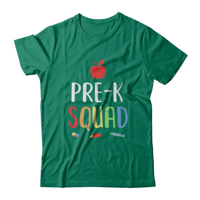 Pre-K Preschool Squad Back To School Teacher Gift-T-Shirt & Hoodie-Classic T-Shirt-Kelly Green