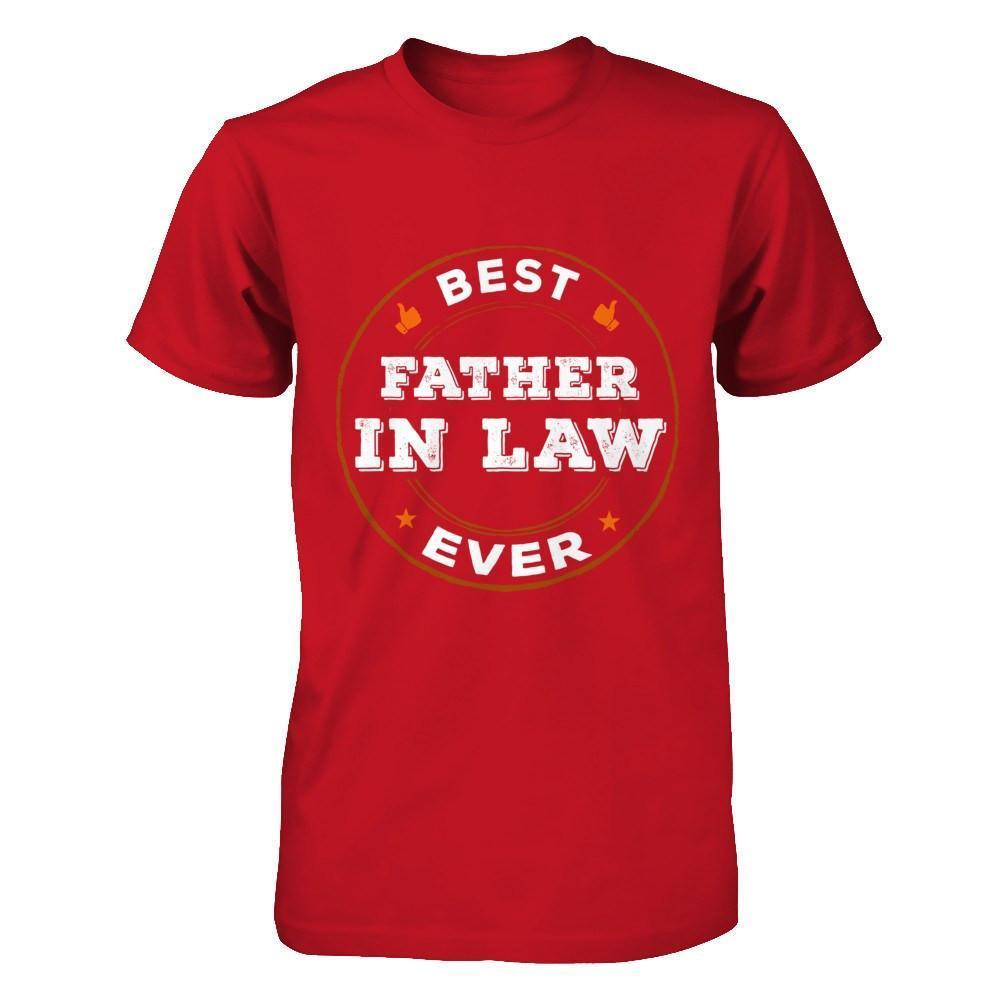Best Father In Law Ever-T-Shirt & Hoodie-Classic T-Shirt-Red