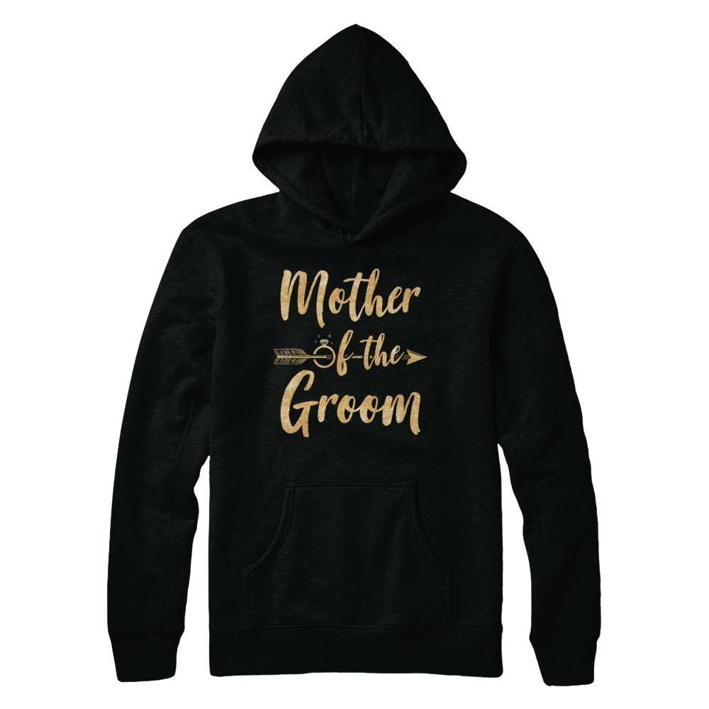 Mother Of The Groom Mothers Day-T-Shirt & Hoodie-Pullover Hoodie-Black