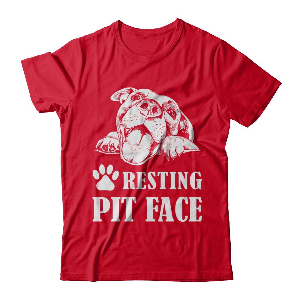 Resting Pit Face-T-Shirt & Hoodie-Premium T-Shirt-Red