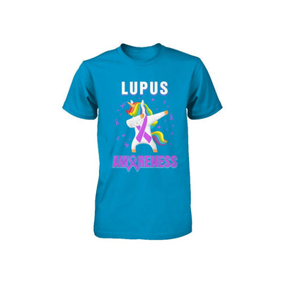 Inspirational Lupus Awareness Unicorn Support Youth-Youth Shirt-