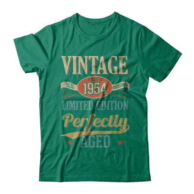 Vintage Premium Made In 1954 65Th Birthday Gift-T-Shirt & Hoodie-Classic T-Shirt-Kelly Green