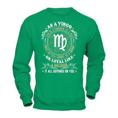 As A Virgo I Can Be Stubborn As A Mule-T-Shirt & Hoodie-