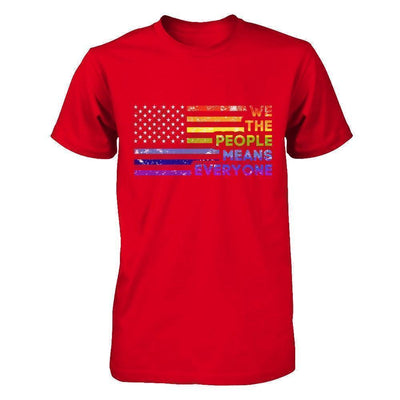 We The People Means Everyone-T-Shirt & Hoodie-Premium T-Shirt-Red
