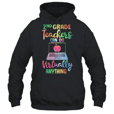 2nd Grade Teachers Can Do Virtually Anything-T-Shirt & Hoodie-Pullover Hoodie-Black