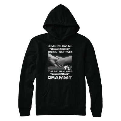 Someone Has Me Wrapped Around Their Little Finger GRAMMY-T-Shirt & Hoodie-Pullover Hoodie-Black