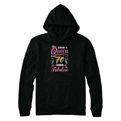 This Queen Makes 70 Look Fabulous 1951 70th Birthday-T-Shirt & Tank Top-Pullover Hoodie-Black
