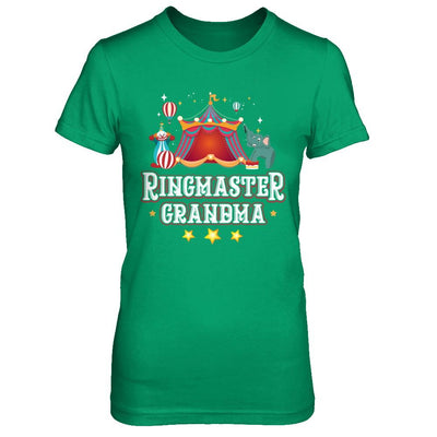 Ringmaster Grandma Circus Carnival Children Party-T-Shirt & Hoodie-Women's T-Shirt-Irish Green