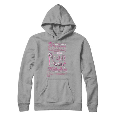 September Queen 40 And Fabulous 1981 40th Years Old Birthday-T-Shirt & Hoodie-Pullover Hoodie-Light Steel