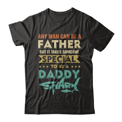 Vintage Someone Special To Be A Daddy Shark Fathers Day-T-Shirt & Hoodie-Classic T-Shirt-Black