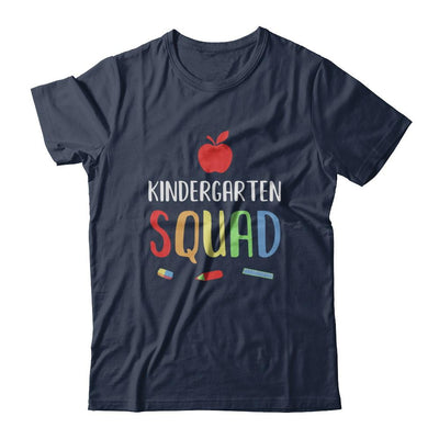 Kindergarten Squad Back To School Teacher Gift-T-Shirt & Hoodie-Classic T-Shirt-Navy