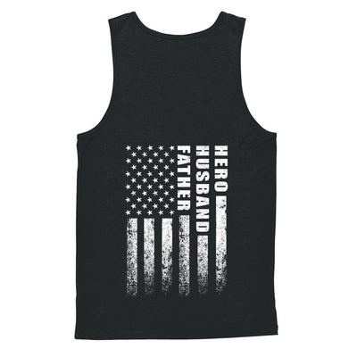 Veteran Soldier Husband Dad Hero Fathers Day Gift-T-Shirt & Hoodie-Unisex Tank-Black