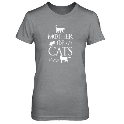 Mother Of Cats For Cat Lovers-T-Shirt & Tank Top-Women's T-Shirt-Sport Grey