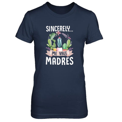 Sincerely Me Vale Madres Cactus-T-Shirt & Tank Top-Women's T-Shirt-Navy