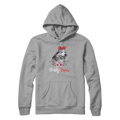 Husky Mom Gift For Women Dog Lover-T-Shirt & Hoodie-Pullover Hoodie-Light Steel