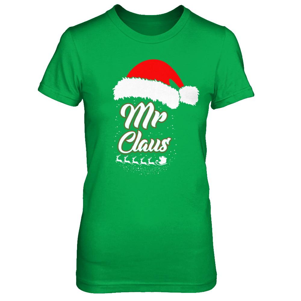 Mr. Claus Santa Matching Family Christmas Gift-T-Shirt & Sweatshirt-Women's T-Shirt-Irish Green