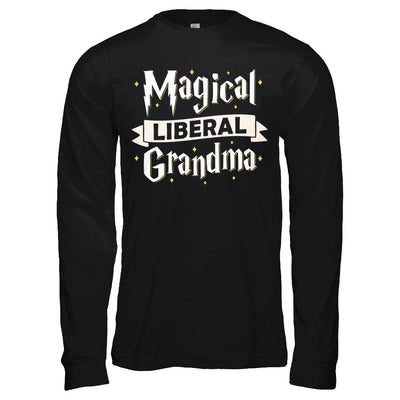 Magical Liberal Grandma-T-Shirt & Hoodie-Long Sleeve T-Shirt-Black
