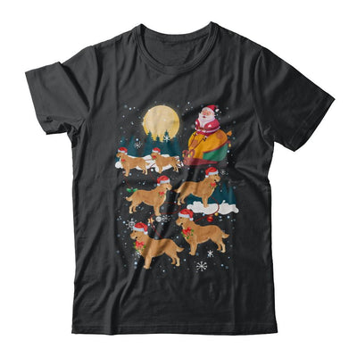 Dog Reindeer Golden Retriever Christmas Gift-T-Shirt & Sweatshirt-Classic T-Shirt-Black