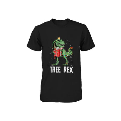 Christmas Tree For Kids Boys T Rex Dinosaur Xmas Gifts Youth-Youth Shirt-Toddler T-Shirt-Black
