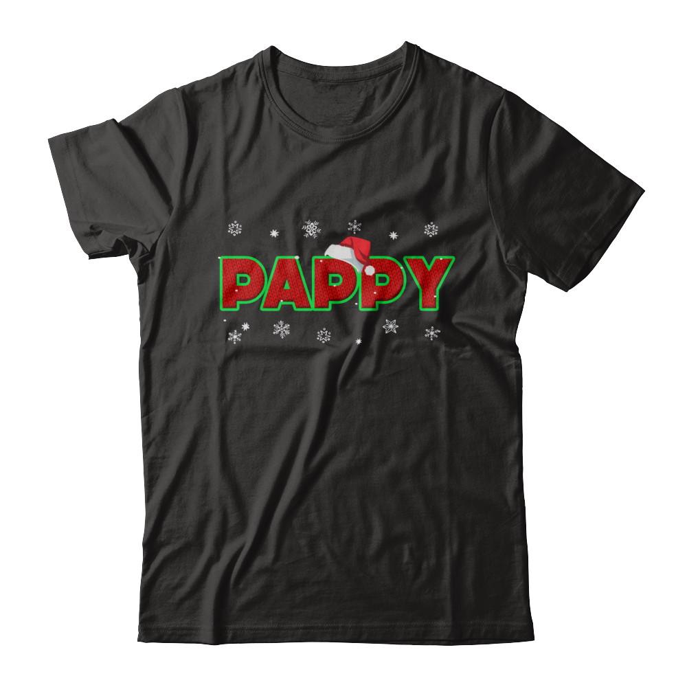 Pappy Christmas Santa Ugly Sweater Gift-T-Shirt & Sweatshirt-Classic T-Shirt-Black