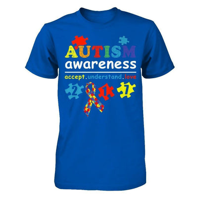 Autism Awareness 2017 Accept Understand Love-T-Shirt & Hoodie-Premium T-Shirt-Royal
