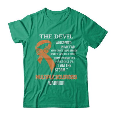 I Am The Storm Support Multiple Sclerosis Awareness Warrior Gift-T-Shirt & Hoodie-Classic T-Shirt-Kelly Green