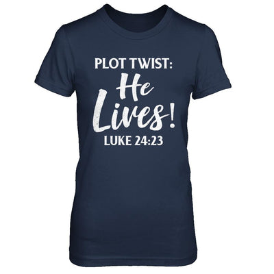 Plot Twist He Lives Christian-T-Shirt & Hoodie-